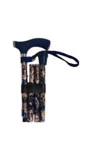 Kokkupandav jalutuskepp lilledega