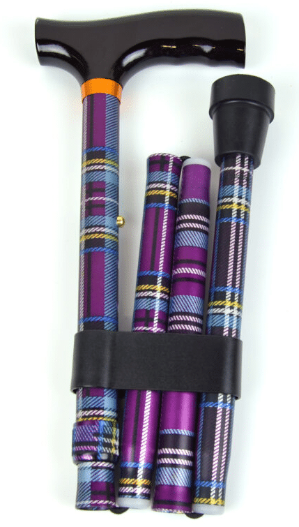 Kokkupandav jalutuskepp ruuduline