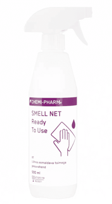 ChemiPharm SMELL NET valmislahus pesuvahend uriini lõhna eemaldamiseks
