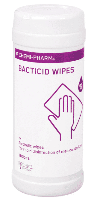 Chemipharm Bacticid Wipes salvrätikud pindade puhastamiseks