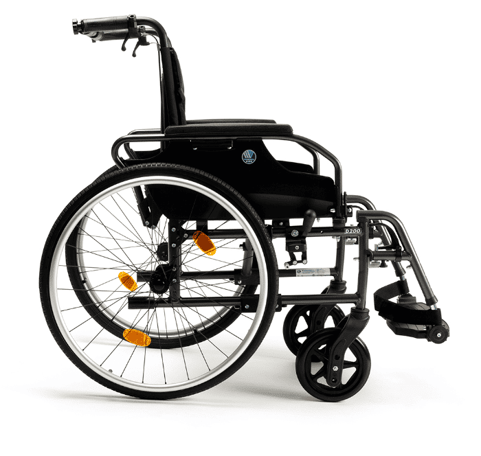 Ratastool D200, reguleeritava seljatoega