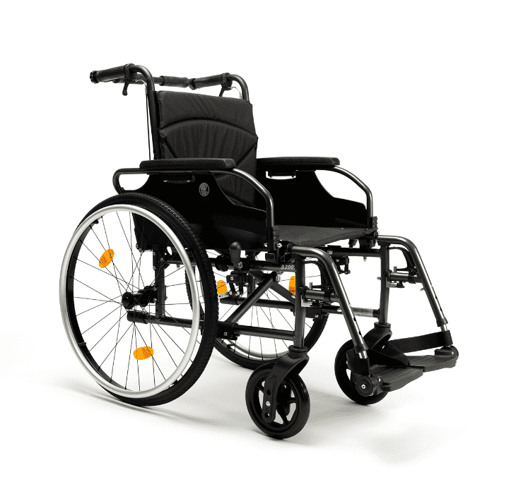 Ratastool D200, reguleeritava seljatoega