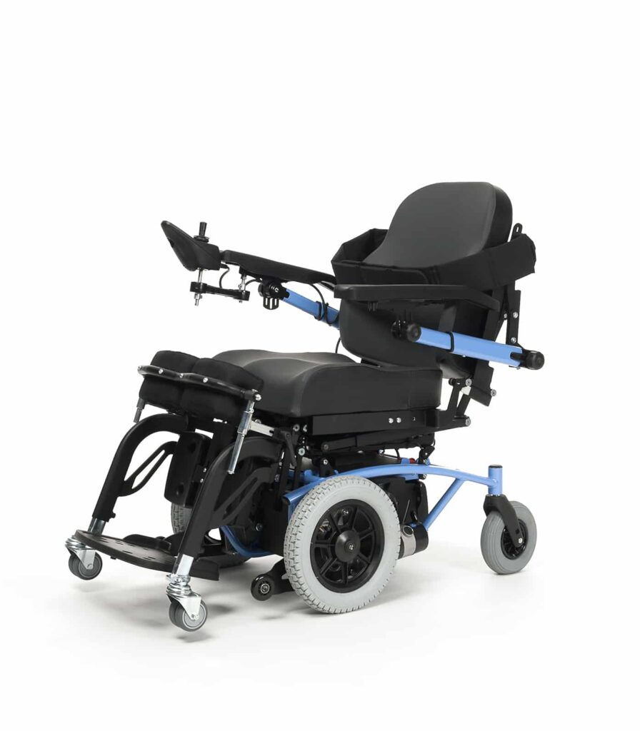 Püstitõstmisfunktsiooniga elektriline ratastool Navix S.U - istuv position