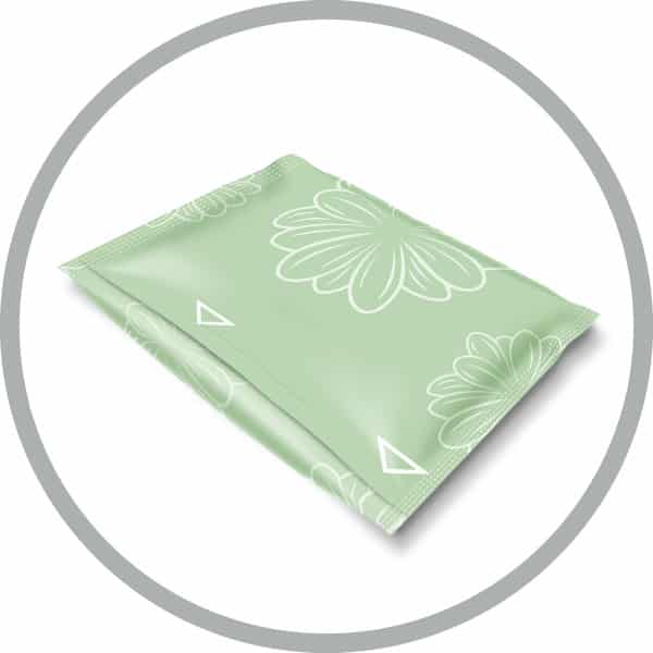 TENA Discreet EasyWrap Closed Icon Green