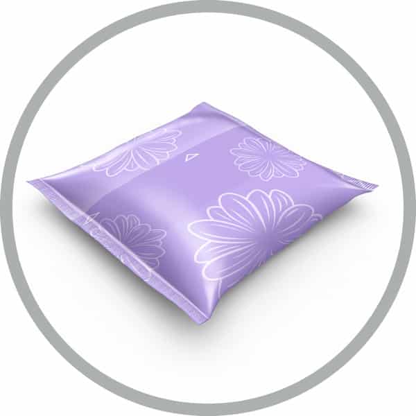 TENA Discreet SingleWrap Closed Icon Night