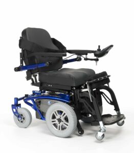 Püstitõstmisfunktsiooniga elektrooniline ratastool Timix S.U - istuv postitsioon