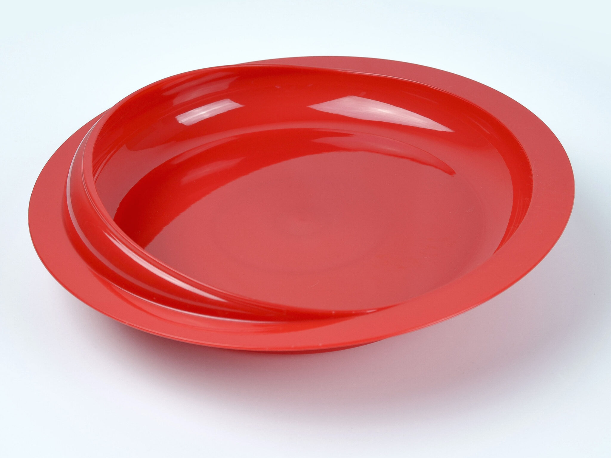 Võrdlus 1 Taldrik kõrgete servadega 24 cm punane