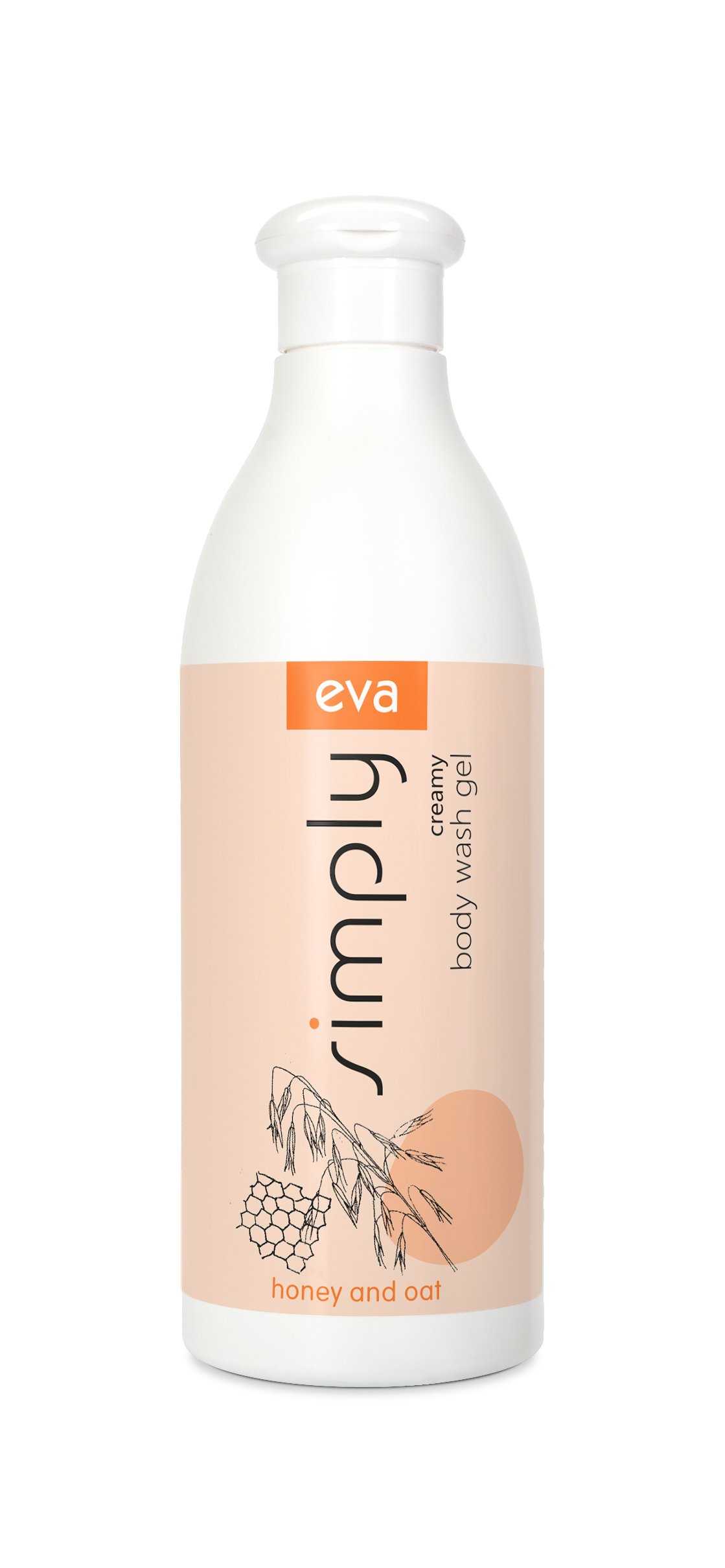 Võrdlus 1 EVA SIMPLY kreemjas dušigeel mee ja kaeraekstraktiga 500 ml