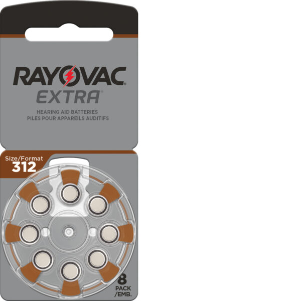 Kuuldeaparaadi patarei Rayovac EX312 N8