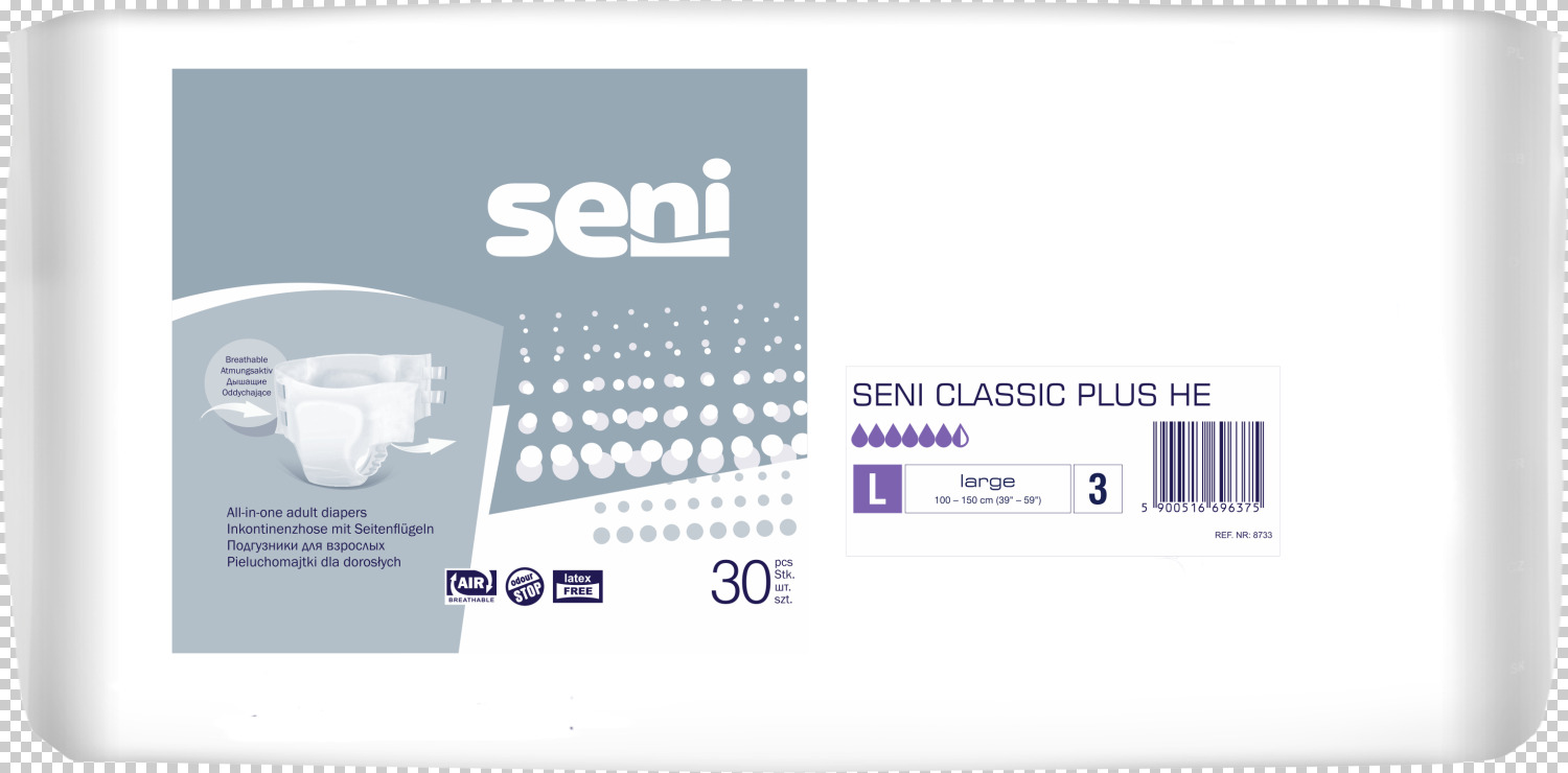 Võrdlus 3 Püksmähe SENI CLASSIC PLUS HE